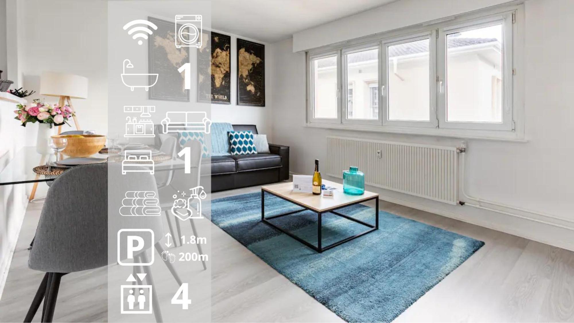 L'etoile Du Nord - 1 Parking Gratuit Apartment *